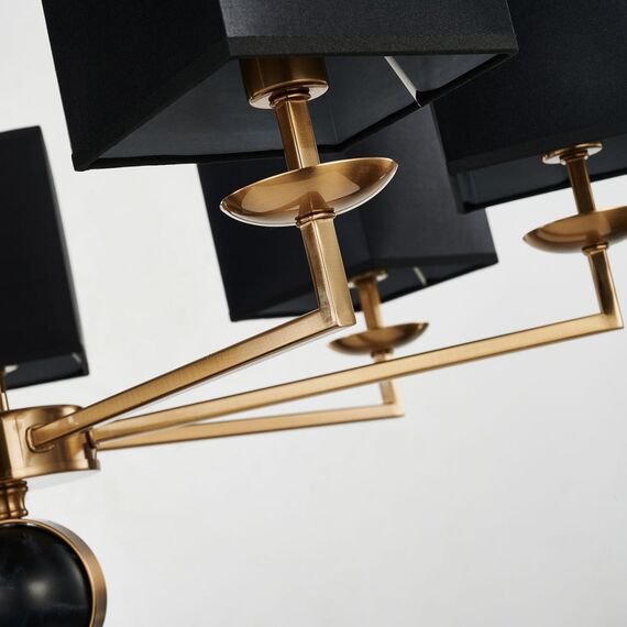 2822-7P, подвесная люстра, D790xH455/1520(H560/1625), 7xE14x40W, excluded, изображение 7