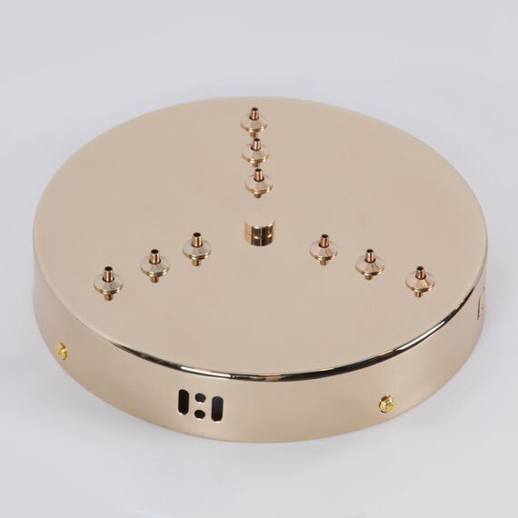 4591-220-9GD, потолочная чаша, D220xH40, цвет золотой, изображение 4