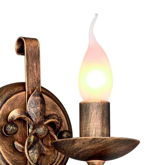 2159-1W, настенный светильник, D180xW120xH220, 1xE14x40W, excluded, изображение 4