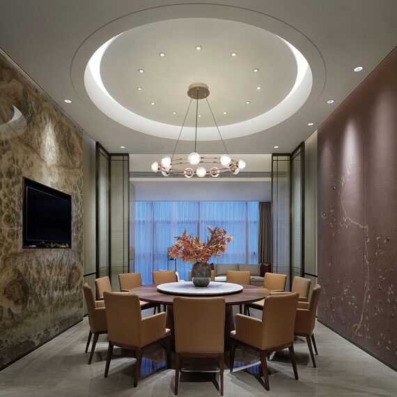 4382-12P, подвесная люстра, D550xH1880, 12xLEDx3.3W, 2800LM, 4000K, CRI>90, included, изображение 5