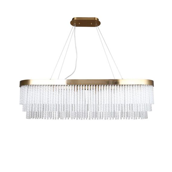 4189-14P, подвесная люстра, L1000xW300xH350/1300, 14xG9x40W, excluded, изображение 2