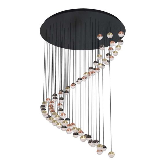 4371-28P, подвесная люстра, L2550xW1550xH3000, LEDx440W, 30800LM, 4000K, included