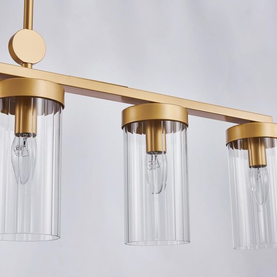 3099-6U, подвесная люстра, L1205xW105xH550/1170, 6xE14x40W, excluded, изображение 5