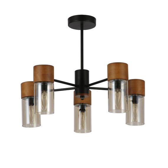 2633-5P, потолочная люстра, D580xH450, 5xE14x60W, excluded, изображение 2