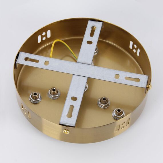 4591-180-6BR, потолочная чаша, D180xH40, цвет латунь, изображение 3