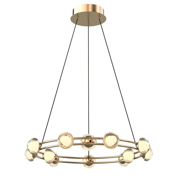 4382-12P, подвесная люстра, D550xH1880, 12xLEDx3.3W, 2800LM, 4000K, CRI>90, included