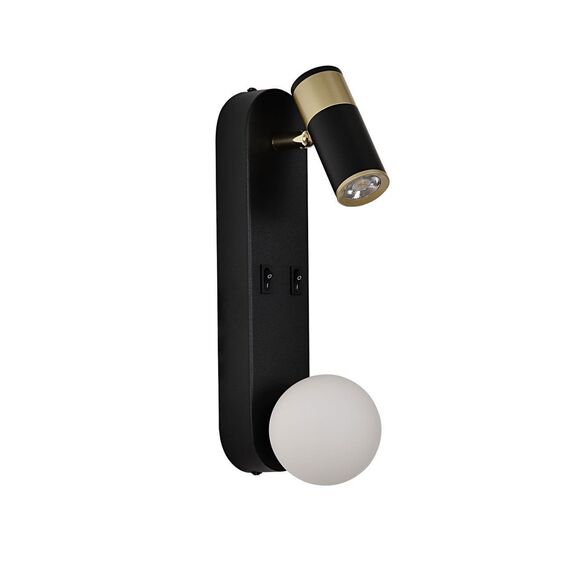 4171-2W, настенный светильник, D160xW120xH340, 1xG9LEDx10W, excluded + LEDx3W, 135LM, 4000K, included, switch, изображение 2