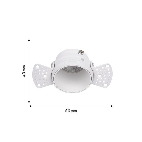 4526-1C, врезной светильник под штукатурку, L63xH40, cutout:D67, 1xGU10x35W, IP20, excluded, изображение 2