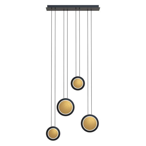 4562-4P, подвесная люстра, L600xW160xH1500, LEDx30W, 1800LM, 4000K, included