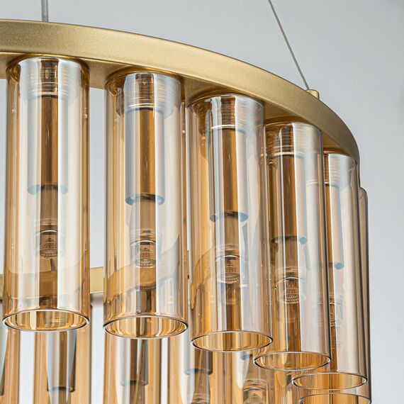 4503-25P, подвесная люстра, D490xH160/1360, 25xG9LEDx2W, 1750LM, 3000K, included, изображение 6