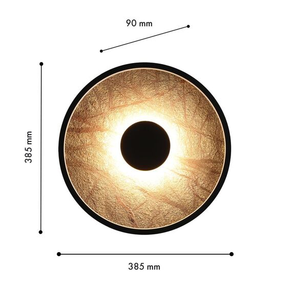 4445-2W, настенный светильник, D90xW385xH385, LEDx32W, 285LM, 4000K, included, изображение 3