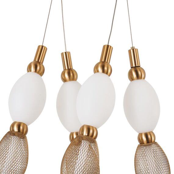 4559-2PC, подвесная/потолочная люстра, D200xH1780/2780 + D640xH890/1775 + D1800xH820/1725, 2xLEDx18W, 1990LM, 4000K, included, изображение 13