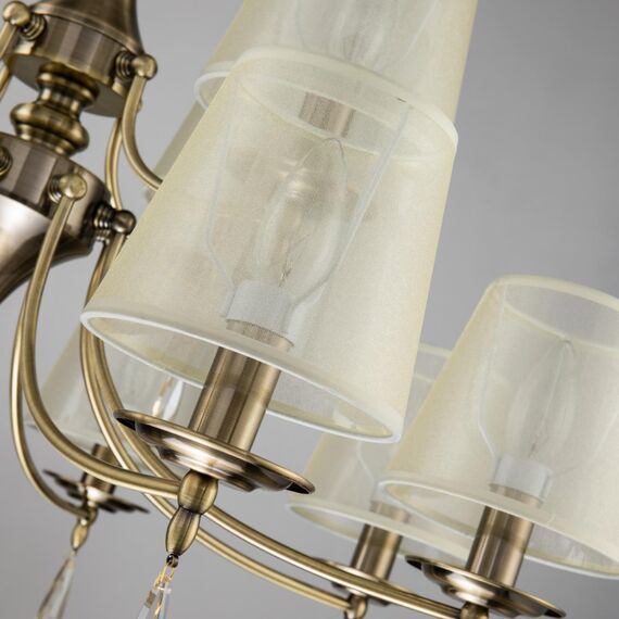 2639-12P, подвесная люстра, D780xH580/1580, 12xE14x40W, excluded, изображение 9