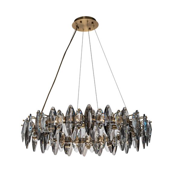 4303-12P, подвесная люстра, D800xH210/1100, 12xE14x40W, excluded, изображение 2