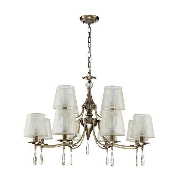 2639-12P, подвесная люстра, D780xH580/1580, 12xE14x40W, excluded, изображение 2