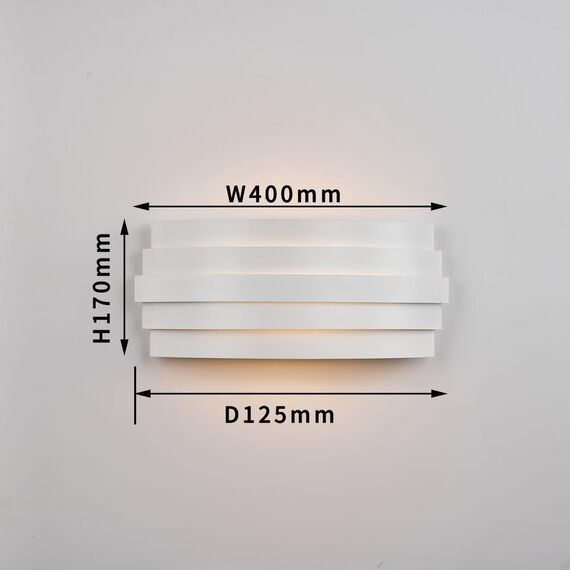4122-2W, настенный светильник, D125xW400xH170, 2xE14x40W, excluded, изображение 3