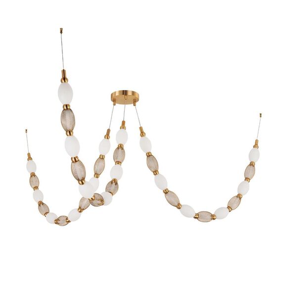 4559-3PC, подвесная/потолочная люстра, D200xH1780/2780 + D650xH890/1775 + D1980xH820/1725, 3xLEDx18W, 2910LM, 4000K, included, изображение 8