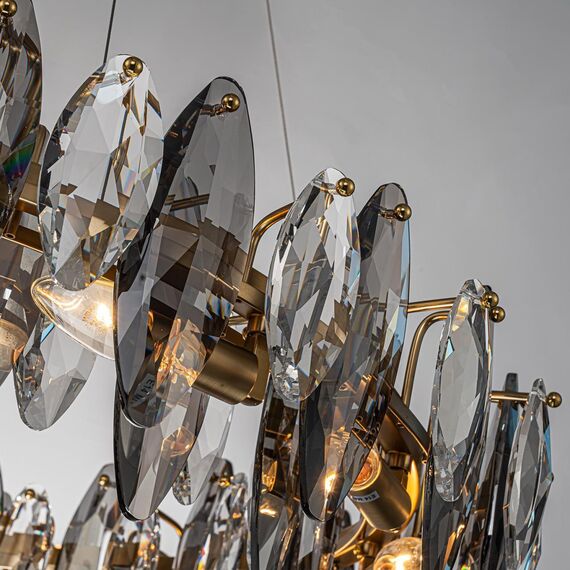 4303-12P, подвесная люстра, D800xH210/1100, 12xE14x40W, excluded, изображение 5