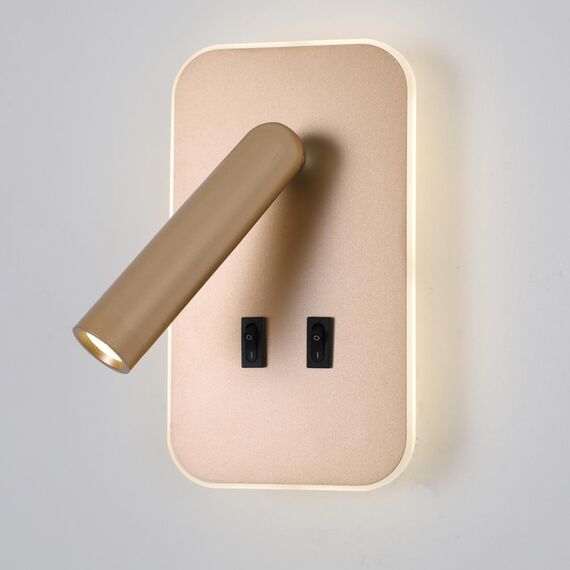 4498-2W, настенный светильник, D65xW105xH185, LEDx3W + LEDx5W, 480LM, 4000K, included, switch, изображение 3