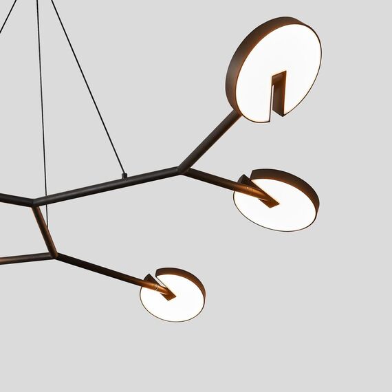 4401-6P, подвесная люстра, L1175xW1170xH1200, 6xLEDx12W, 6300LM, 3000K, IP20, included, изображение 3