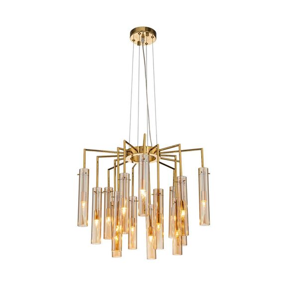 4500-15P, подвесная люстра, D555xH435/1635, 15xG9x25W, excluded