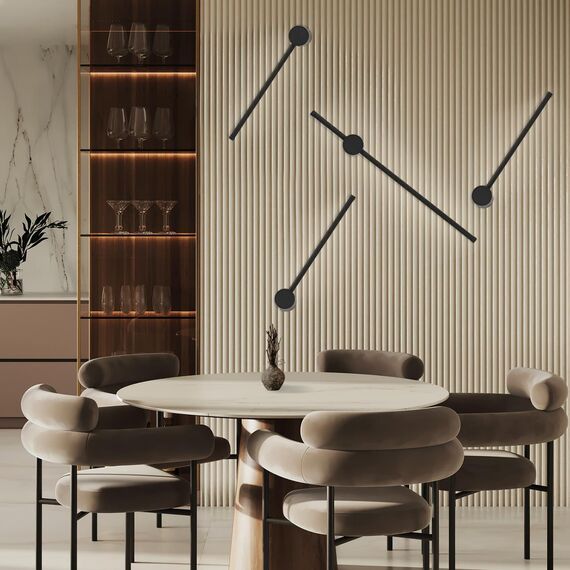 4167-1W, настенный светильник, D100xW60xH400, LEDx7W, 315LM, 4000K, included, изображение 4