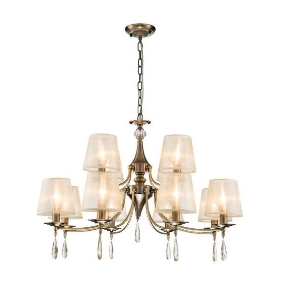 2639-12P, подвесная люстра, D780xH580/1580, 12xE14x40W, excluded