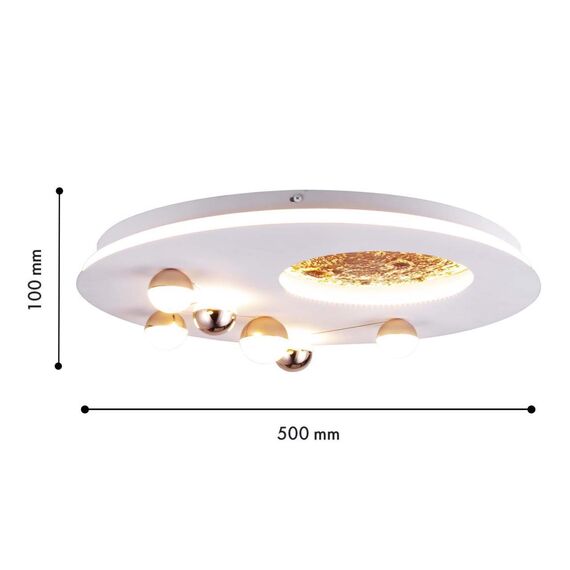 4630-5C, потолочный светильник, D500xH100, LEDx42W, 2530LM, 4000K, included, изображение 5