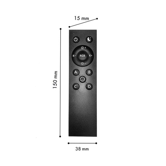 1012-RC-001, пульт дистанционного управления светильниками, серия Logica, изображение 2