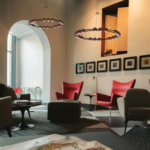 4561-18P, подвесная люстра, D650xH1500/1675, 18xLEDx4W, 4320LM, 4000K, included, изображение 4