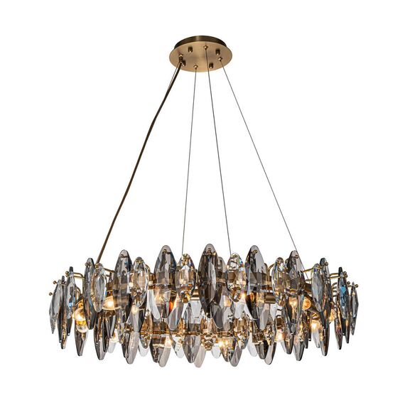 4303-12P, подвесная люстра, D800xH210/1100, 12xE14x40W, excluded