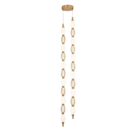 4559-2PC, подвесная/потолочная люстра, D200xH1780/2780 + D640xH890/1775 + D1800xH820/1725, 2xLEDx18W, 1990LM, 4000K, included