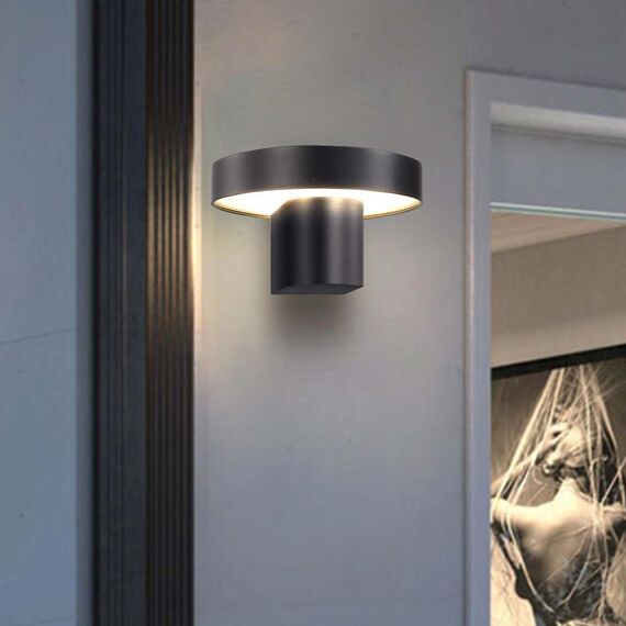 4640-1W, уличный светильник, D145xW140xH75, LEDx12W, 1050LM, 4000K, IP65, included, изображение 4