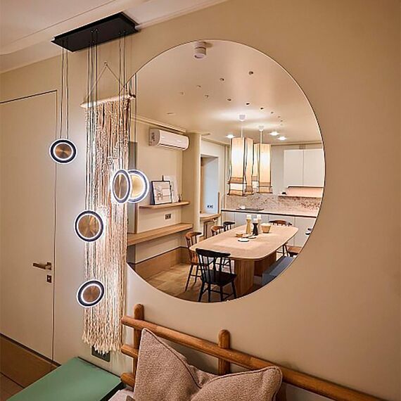 4562-4P, подвесная люстра, L600xW160xH1500, LEDx30W, 1800LM, 4000K, included, изображение 4