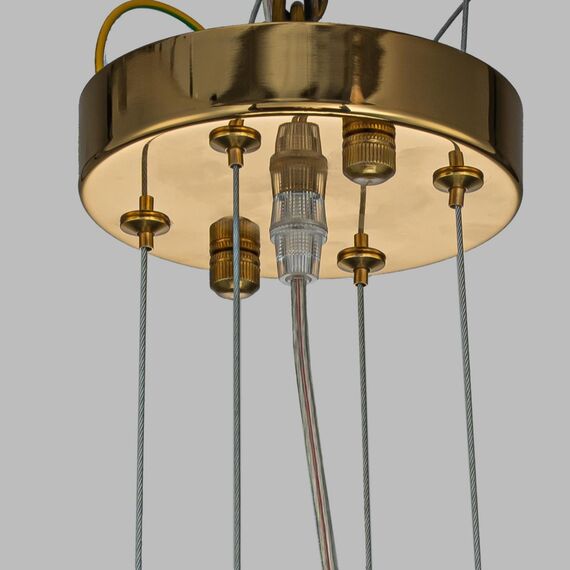 4500-15P, подвесная люстра, D555xH435/1635, 15xG9x25W, excluded, изображение 7