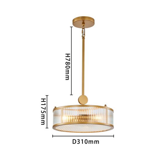 3099-3P, подвесная люстра, D310xH440/1060, 3xE14x40W, excluded, изображение 3