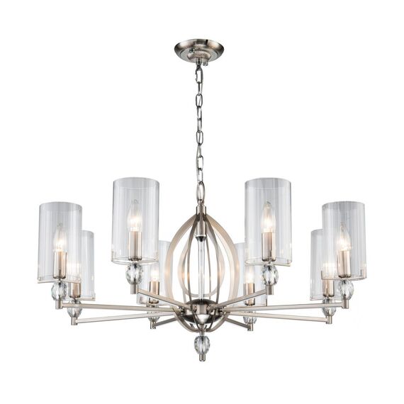 2704-8P, подвесная люстра, D790xH450/1450, 8xE14x40W, excluded