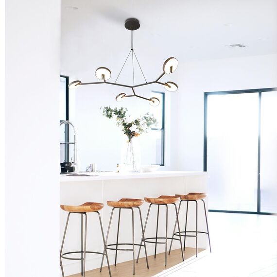 4401-2C, потолочная люстра, L775xW160xH360, 2xLEDx12W, 2100LM, 3000K, IP20, included, изображение 4