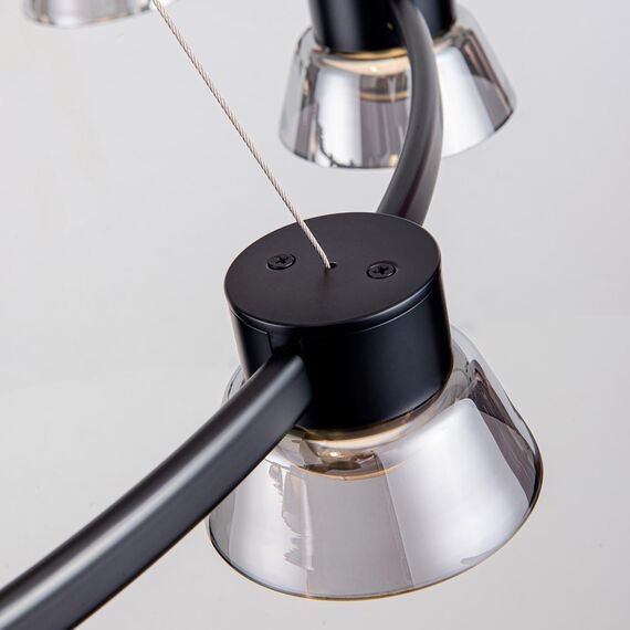 4247-6P, подвесная люстра, D600xH1200/1500, 6xLEDx5W, 720LM, 4000K, included, изображение 3