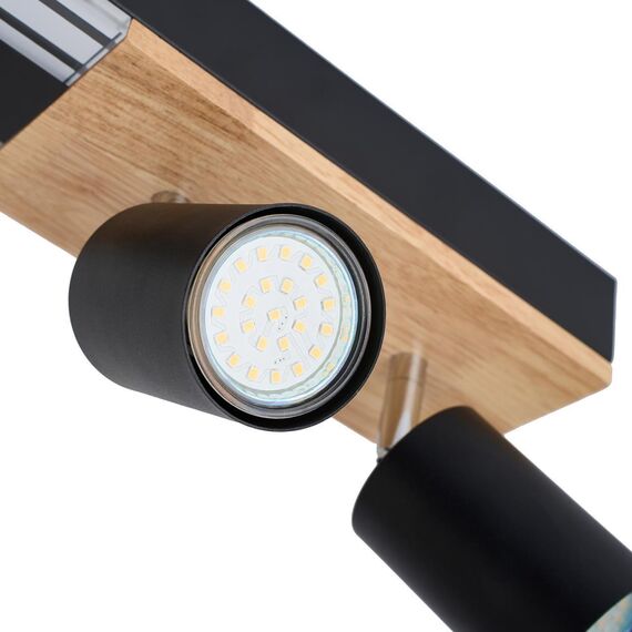 4437-4C, потолочный светильник, L700xW90xH175, 4xGU10x50W, excluded + LEDx12W, 1200LM, 4000K, included, изображение 4