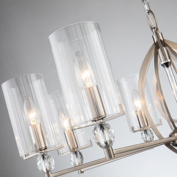 2704-8P, подвесная люстра, D790xH450/1450, 8xE14x40W, excluded, изображение 4