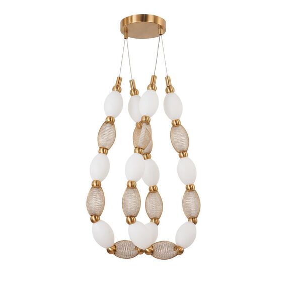 4559-2PC, подвесная/потолочная люстра, D200xH1780/2780 + D640xH890/1775 + D1800xH820/1725, 2xLEDx18W, 1990LM, 4000K, included, изображение 5