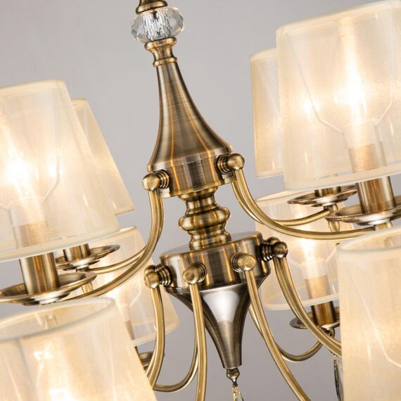 2639-12P, подвесная люстра, D780xH580/1580, 12xE14x40W, excluded, изображение 6