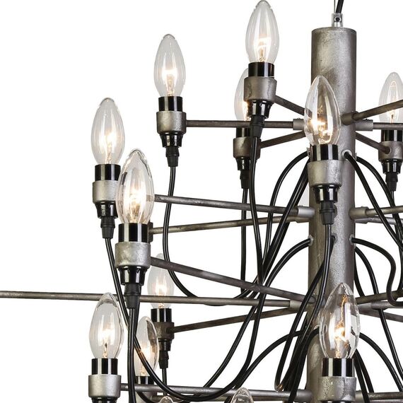 1892-30P, люстра подвесная, D860xH720/1720, 30xE14x40W, excluded, изображение 3