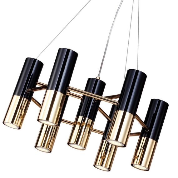 1600-7P, подвесная люстра, D480xH240/780, 7xGU10LEDx5W, 2800LM, 3000K, included, изображение 4