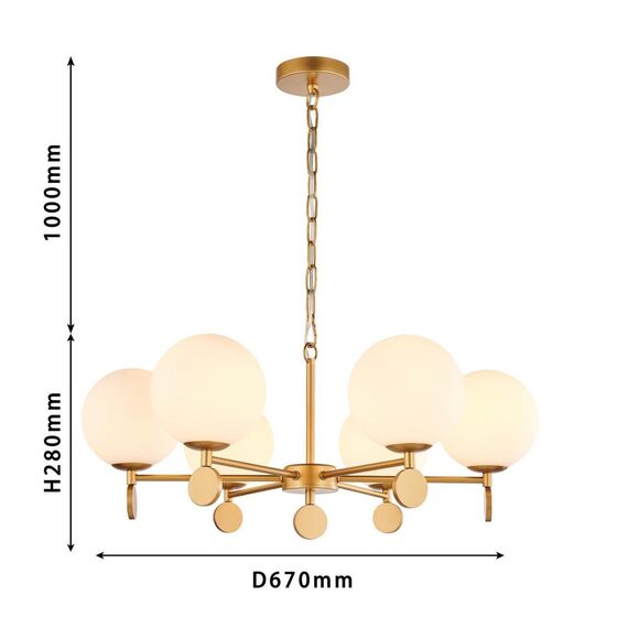 2928-6P, подвесная люстра, D670xH280/1450, 6xE14x40W, excluded, изображение 10