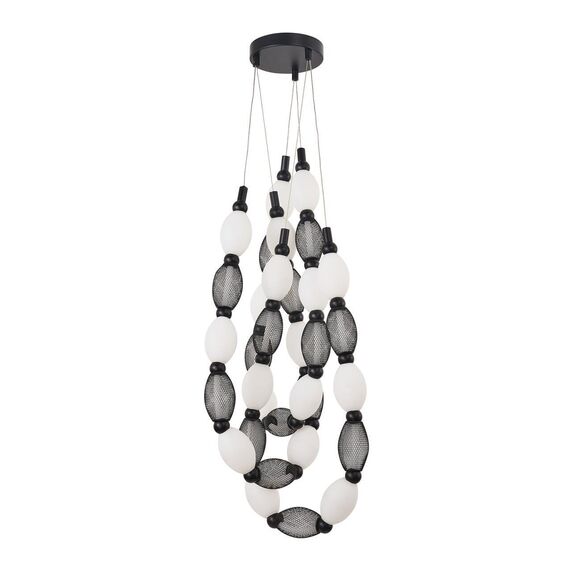 4560-3PC, подвесная/потолочная люстра, D200xH1780/2780 + D650xH890/1775 + D1980xH820/1725, 3xLEDx18W, 2230LM, 4000K, included, изображение 5