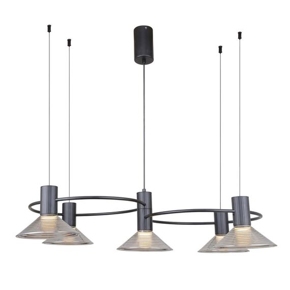 4622-5P, подвесная люстра, L750xW500xH500/1300, 5xLEDx6W, 2400LM, 3000K, included