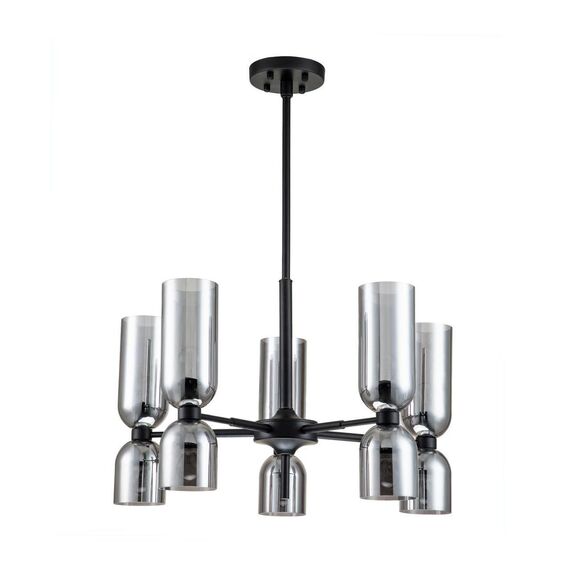 2877-5P, подвесная люстра, D680*H550/850, 10xE14x40W, excluded, изображение 2