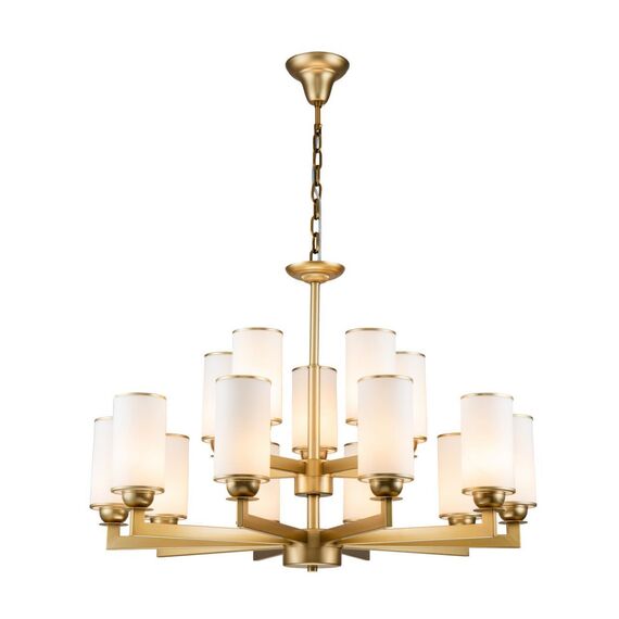 2621-15P, подвесная люстра, D920xH600/1600, 15xE27x40W, excluded